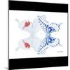 Miss Butterfly Duo Parisuthus Sq - X-Ray B&W Edition-Philippe Hugonnard-Mounted Photographic Print