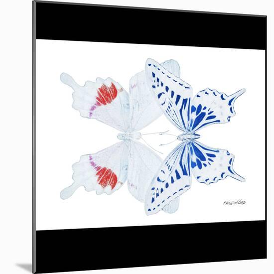 Miss Butterfly Duo Parisuthus Sq - X-Ray B&W Edition-Philippe Hugonnard-Mounted Photographic Print