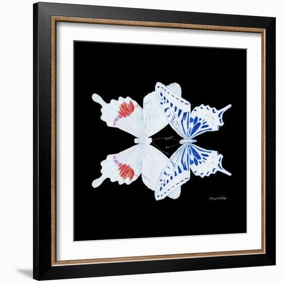 Miss Butterfly Duo Parisuthus Sq - X-Ray Black Edition-Philippe Hugonnard-Framed Photographic Print