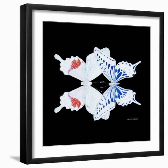 Miss Butterfly Duo Parisuthus Sq - X-Ray Black Edition-Philippe Hugonnard-Framed Photographic Print