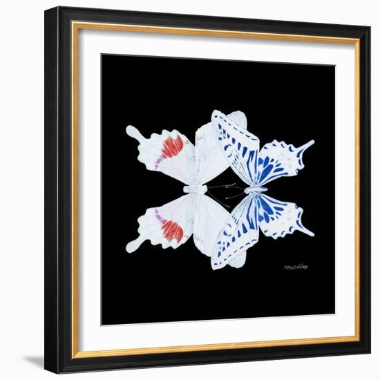 Miss Butterfly Duo Parisuthus Sq - X-Ray Black Edition-Philippe Hugonnard-Framed Photographic Print