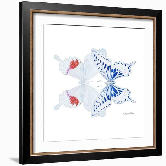 Miss Butterfly Duo Parisuthus Sq - X-Ray White Edition-Philippe Hugonnard-Framed Photographic Print