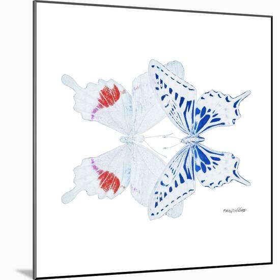 Miss Butterfly Duo Parisuthus Sq - X-Ray White Edition-Philippe Hugonnard-Mounted Photographic Print