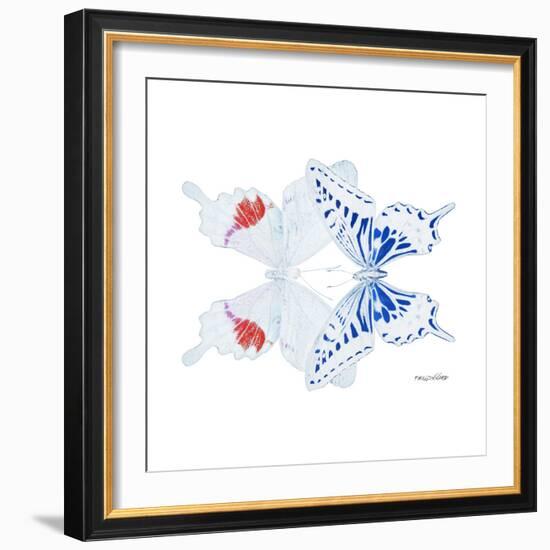 Miss Butterfly Duo Parisuthus Sq - X-Ray White Edition-Philippe Hugonnard-Framed Photographic Print