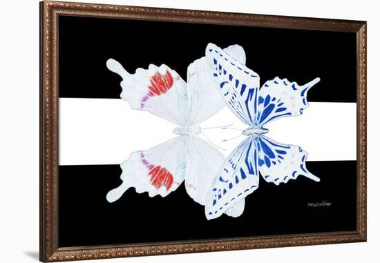 Miss Butterfly Duo Parisuthus - X-Ray B&W Edition II-Philippe Hugonnard-Framed Photographic Print