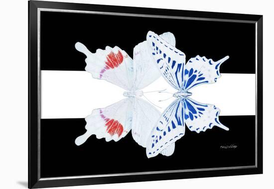 Miss Butterfly Duo Parisuthus - X-Ray B&W Edition II-Philippe Hugonnard-Framed Photographic Print