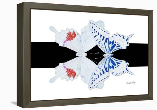 Miss Butterfly Duo Parisuthus - X-Ray B&W Edition-Philippe Hugonnard-Framed Premier Image Canvas