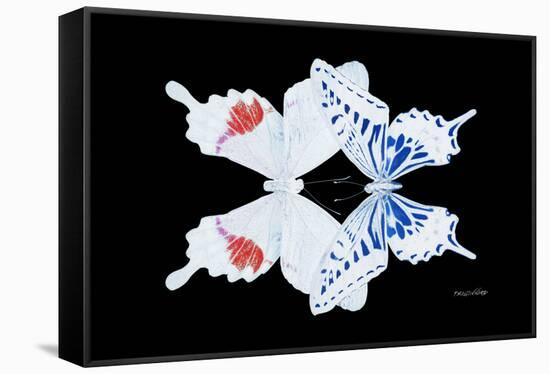 Miss Butterfly Duo Parisuthus - X-Ray Black Edition-Philippe Hugonnard-Framed Premier Image Canvas