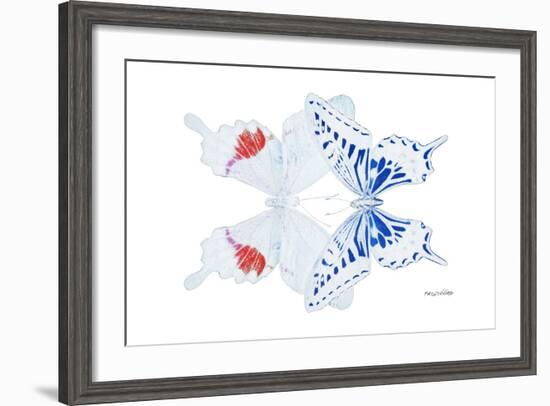 Miss Butterfly Duo Parisuthus - X-Ray White Edition-Philippe Hugonnard-Framed Photographic Print