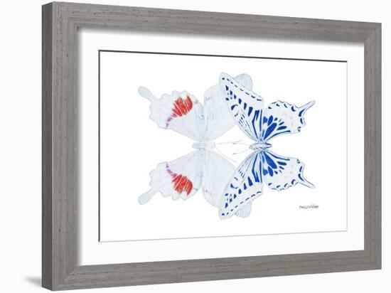 Miss Butterfly Duo Parisuthus - X-Ray White Edition-Philippe Hugonnard-Framed Photographic Print