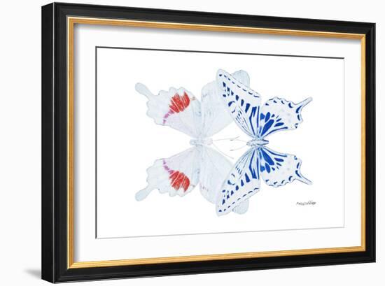 Miss Butterfly Duo Parisuthus - X-Ray White Edition-Philippe Hugonnard-Framed Photographic Print