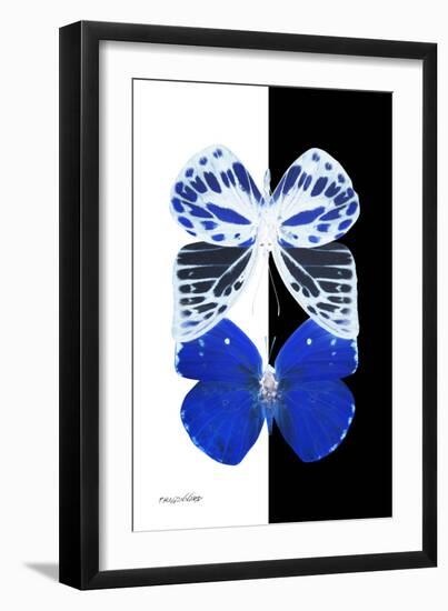 Miss Butterfly Duo Priopomia II - X-Ray B&W Edition-Philippe Hugonnard-Framed Photographic Print