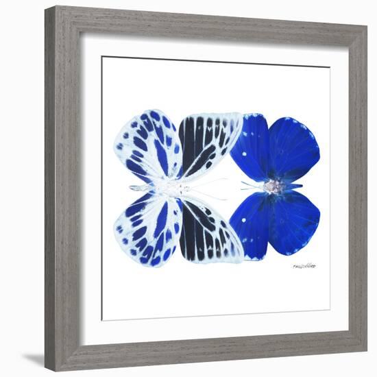 Miss Butterfly Duo Priopomia Sq - X-Ray White Edition-Philippe Hugonnard-Framed Photographic Print