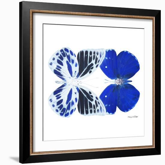 Miss Butterfly Duo Priopomia Sq - X-Ray White Edition-Philippe Hugonnard-Framed Photographic Print