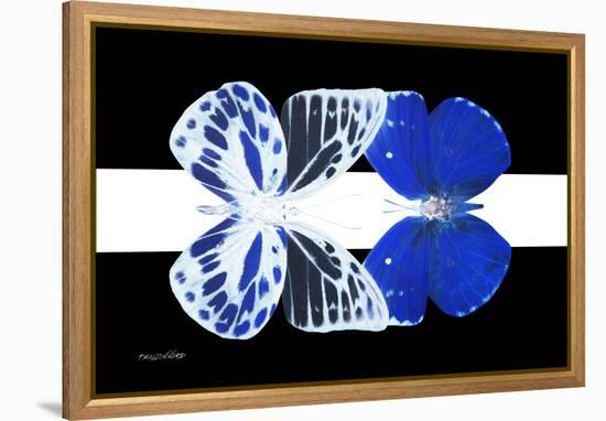 Miss Butterfly Duo Priopomia - X-Ray B&W Edition II-Philippe Hugonnard-Framed Premier Image Canvas