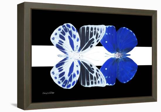 Miss Butterfly Duo Priopomia - X-Ray B&W Edition II-Philippe Hugonnard-Framed Premier Image Canvas