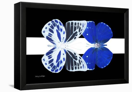 Miss Butterfly Duo Priopomia - X-Ray B&W Edition II-Philippe Hugonnard-Framed Premier Image Canvas