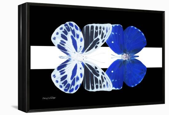 Miss Butterfly Duo Priopomia - X-Ray B&W Edition II-Philippe Hugonnard-Framed Premier Image Canvas