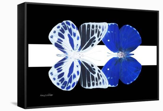 Miss Butterfly Duo Priopomia - X-Ray B&W Edition II-Philippe Hugonnard-Framed Premier Image Canvas