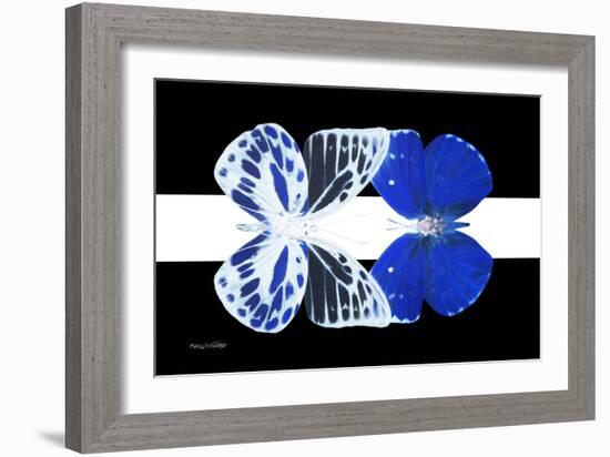 Miss Butterfly Duo Priopomia - X-Ray B&W Edition II-Philippe Hugonnard-Framed Photographic Print