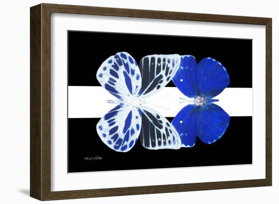 Miss Butterfly Duo Priopomia - X-Ray B&W Edition II-Philippe Hugonnard-Framed Photographic Print