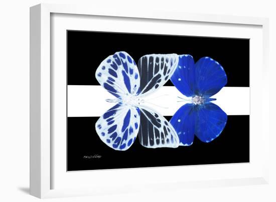 Miss Butterfly Duo Priopomia - X-Ray B&W Edition II-Philippe Hugonnard-Framed Photographic Print