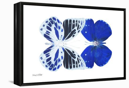 Miss Butterfly Duo Priopomia - X-Ray White Edition-Philippe Hugonnard-Framed Premier Image Canvas