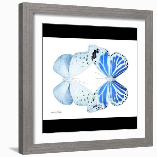 Miss Butterfly Duo Salateuploea Sq - X-Ray B&W Edition-Philippe Hugonnard-Framed Photographic Print