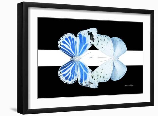 Miss Butterfly Duo Salateuploea - X-Ray B&W Edition II-Philippe Hugonnard-Framed Photographic Print