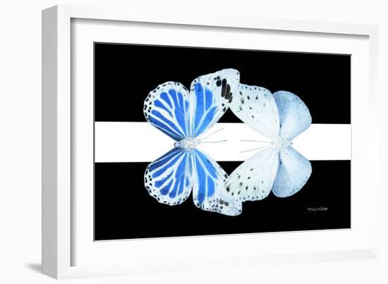 Miss Butterfly Duo Salateuploea - X-Ray B&W Edition II-Philippe Hugonnard-Framed Photographic Print