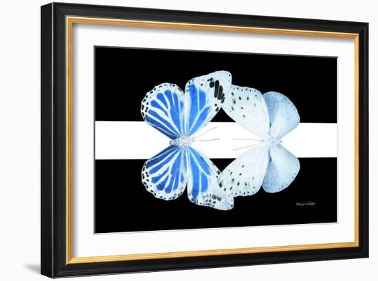 Miss Butterfly Duo Salateuploea - X-Ray B&W Edition II-Philippe Hugonnard-Framed Photographic Print