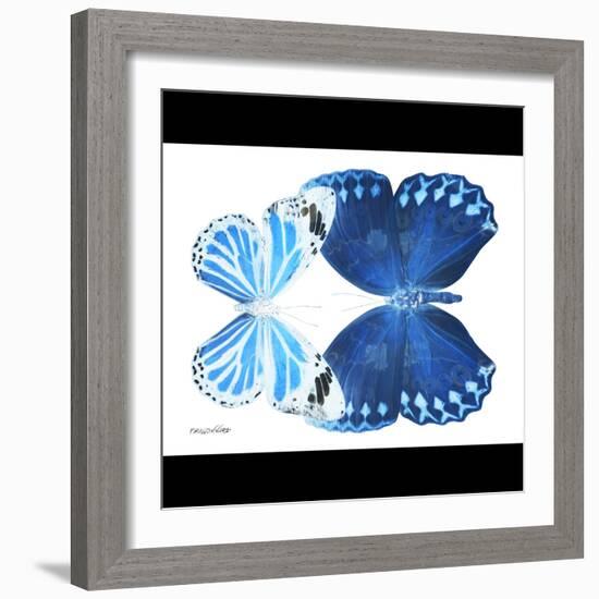 Miss Butterfly Duo Stichatura Sq - X-Ray B&W Edition-Philippe Hugonnard-Framed Photographic Print