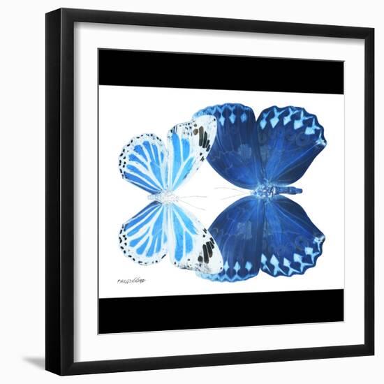 Miss Butterfly Duo Stichatura Sq - X-Ray B&W Edition-Philippe Hugonnard-Framed Photographic Print