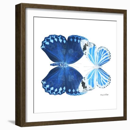 Miss Butterfly Duo Stichatura Sq - X-Ray White Edition-Philippe Hugonnard-Framed Photographic Print
