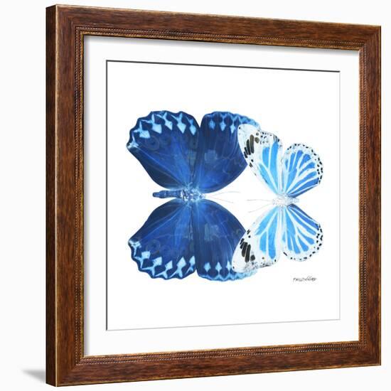 Miss Butterfly Duo Stichatura Sq - X-Ray White Edition-Philippe Hugonnard-Framed Photographic Print