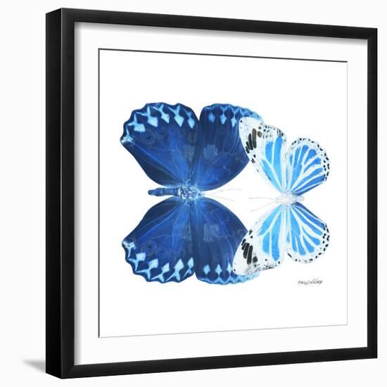 Miss Butterfly Duo Stichatura Sq - X-Ray White Edition-Philippe Hugonnard-Framed Photographic Print