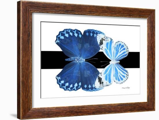 Miss Butterfly Duo Stichatura - X-Ray B&W Edition-Philippe Hugonnard-Framed Photographic Print