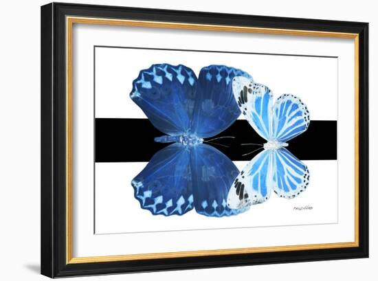 Miss Butterfly Duo Stichatura - X-Ray B&W Edition-Philippe Hugonnard-Framed Photographic Print
