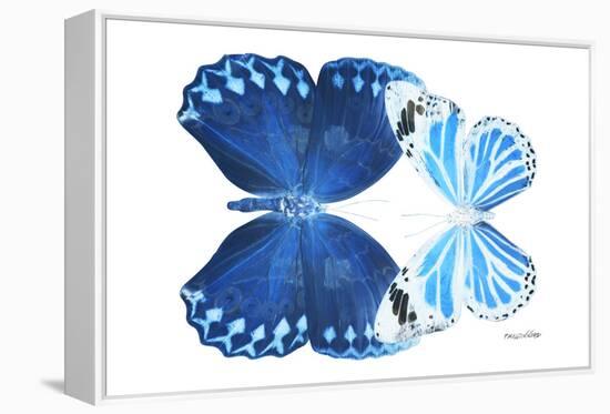 Miss Butterfly Duo Stichatura - X-Ray White Edition-Philippe Hugonnard-Framed Premier Image Canvas