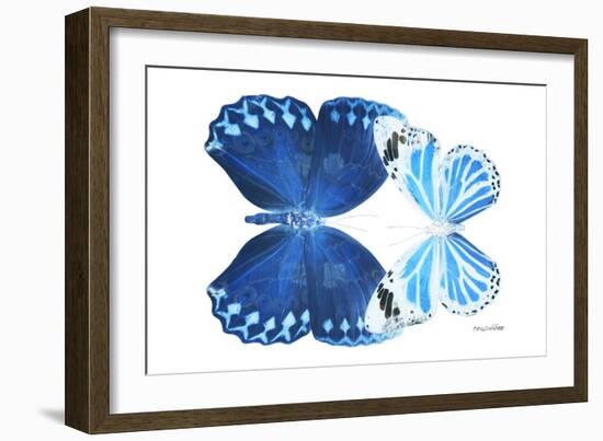 Miss Butterfly Duo Stichatura - X-Ray White Edition-Philippe Hugonnard-Framed Photographic Print