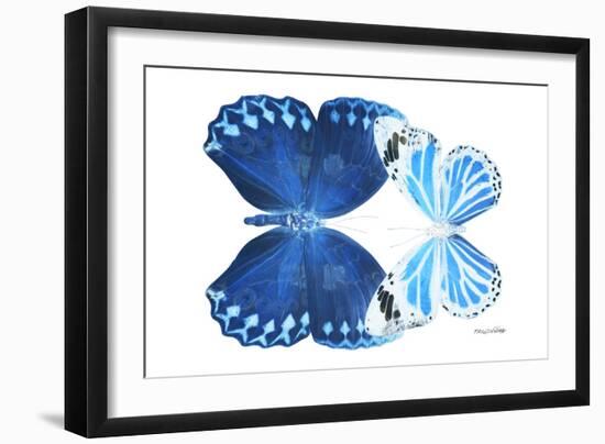 Miss Butterfly Duo Stichatura - X-Ray White Edition-Philippe Hugonnard-Framed Photographic Print