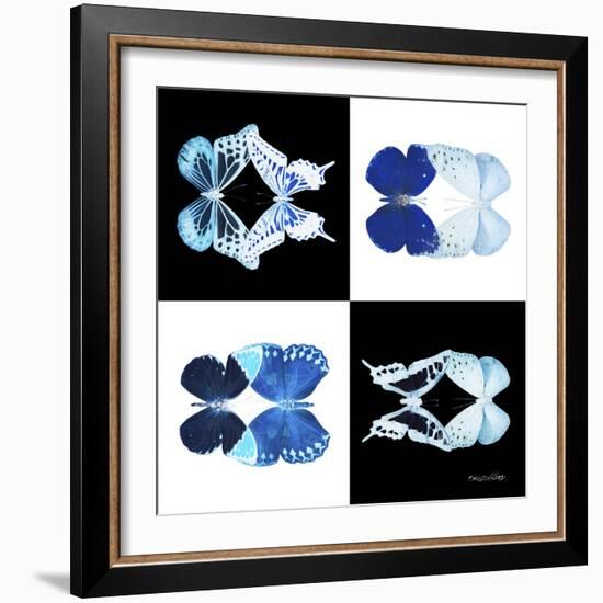 Miss Butterfly Duo X-Ray Square-Philippe Hugonnard-Framed Photographic Print