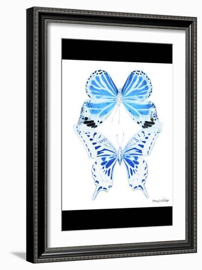 Miss Butterfly Duo Xugenutia II - X-Ray B&W Edition-Philippe Hugonnard-Framed Photographic Print