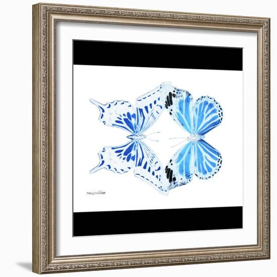 Miss Butterfly Duo Xugenutia Sq - X-Ray B&W Edition-Philippe Hugonnard-Framed Photographic Print