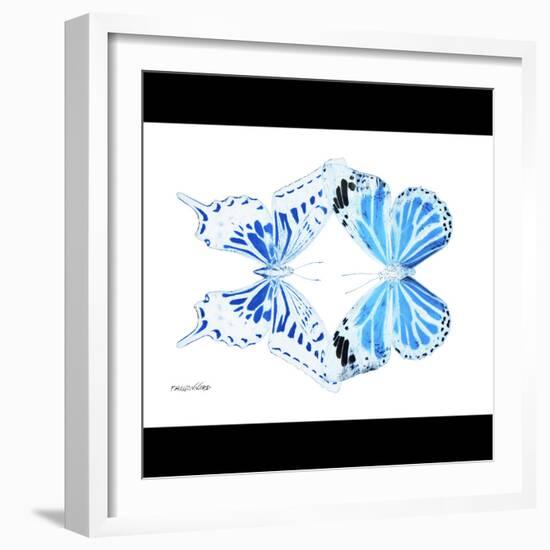 Miss Butterfly Duo Xugenutia Sq - X-Ray B&W Edition-Philippe Hugonnard-Framed Photographic Print