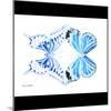 Miss Butterfly Duo Xugenutia Sq - X-Ray B&W Edition-Philippe Hugonnard-Mounted Photographic Print