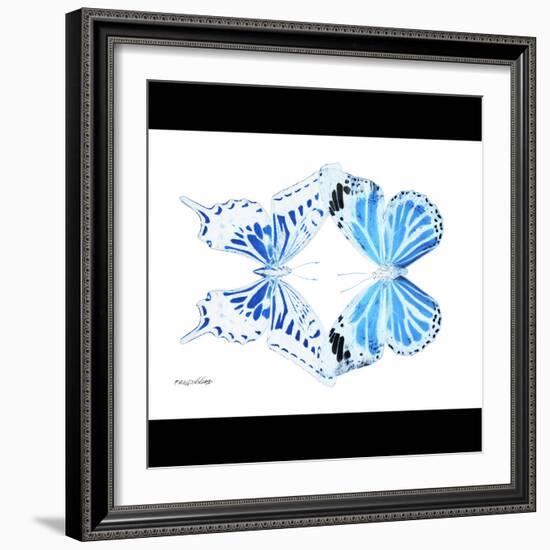 Miss Butterfly Duo Xugenutia Sq - X-Ray B&W Edition-Philippe Hugonnard-Framed Photographic Print