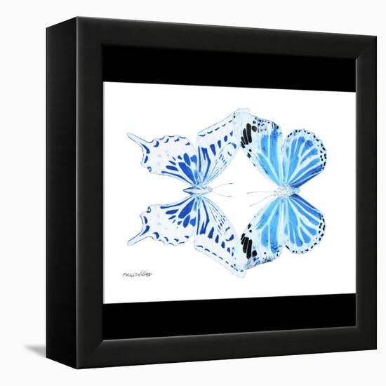 Miss Butterfly Duo Xugenutia Sq - X-Ray B&W Edition-Philippe Hugonnard-Framed Stretched Canvas
