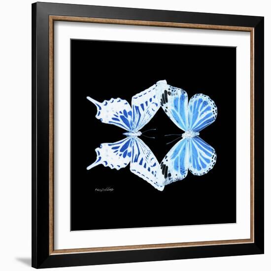 Miss Butterfly Duo Xugenutia Sq - X-Ray Black Edition-Philippe Hugonnard-Framed Photographic Print