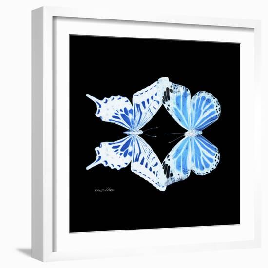 Miss Butterfly Duo Xugenutia Sq - X-Ray Black Edition-Philippe Hugonnard-Framed Photographic Print